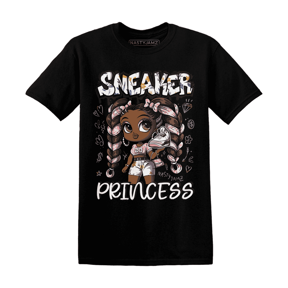 Red-Stardust-3s-T-Shirt-Match-Sneaker-Princess