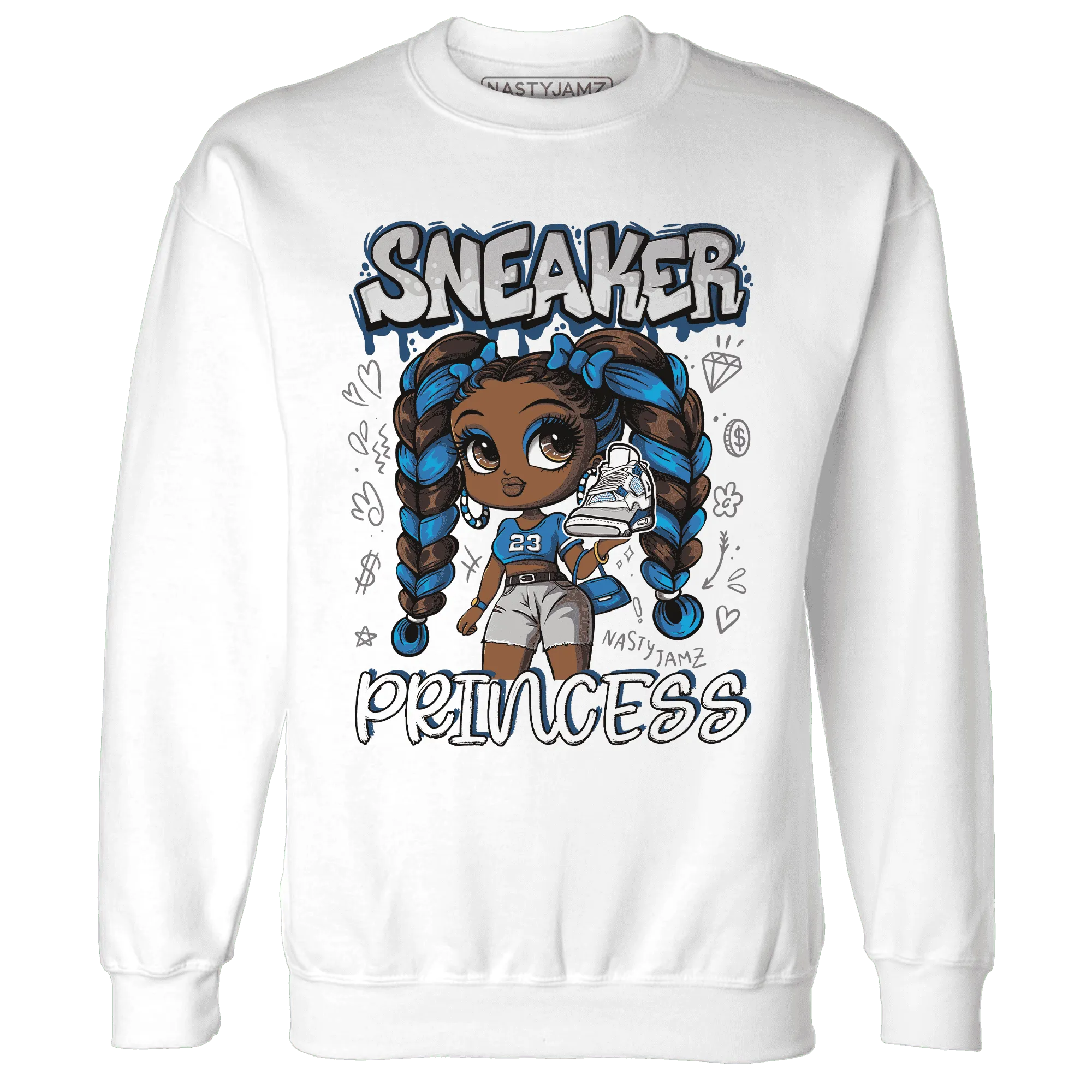 Industrial-Blue-4s-Sweatshirt-Match-Sneaker-Princess
