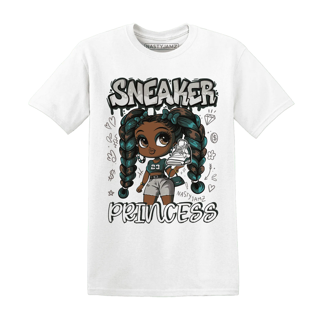 Oxidized-Green-4s-T-Shirt-Match-Sneaker-Princess