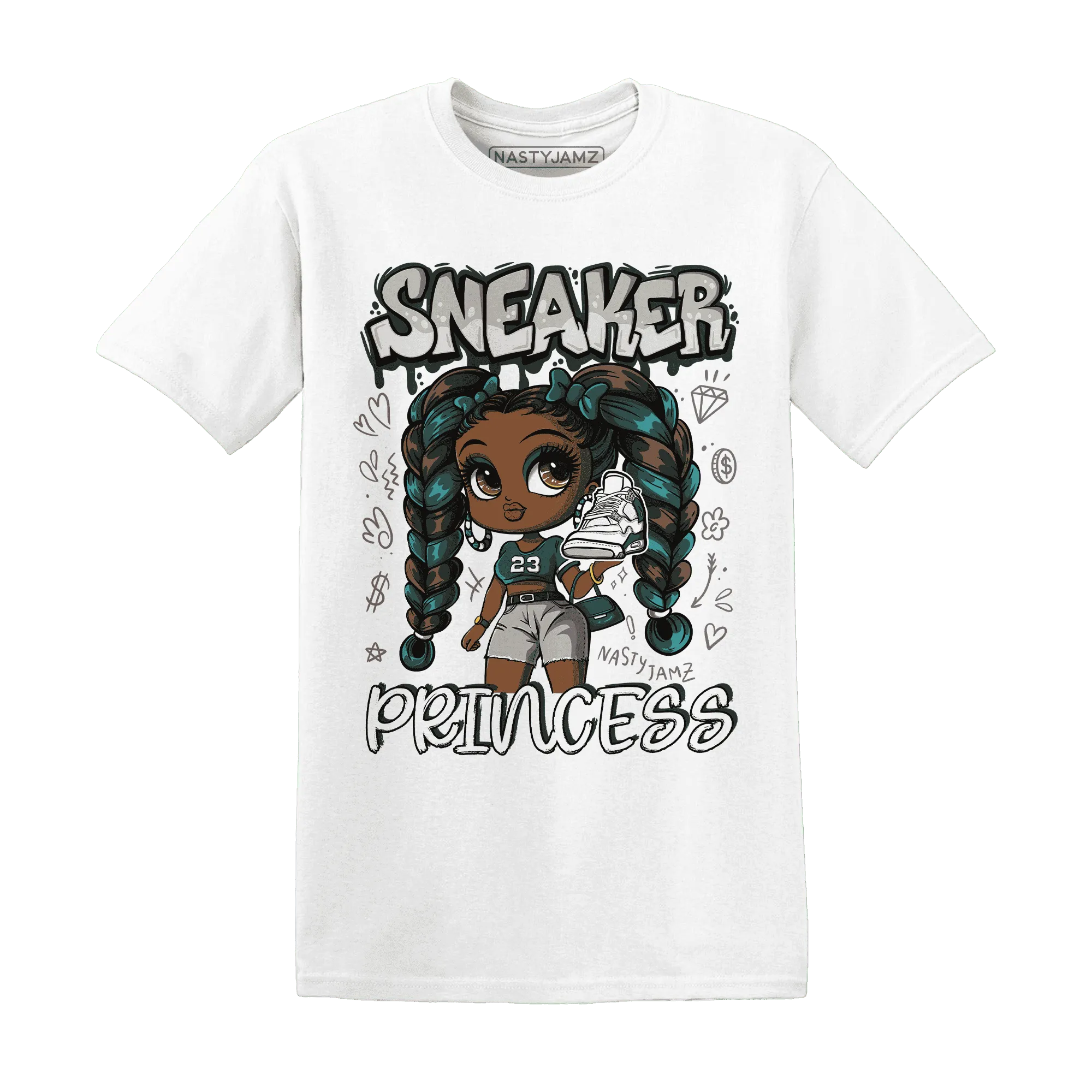 Oxidized-Green-4s-T-Shirt-Match-Sneaker-Princess
