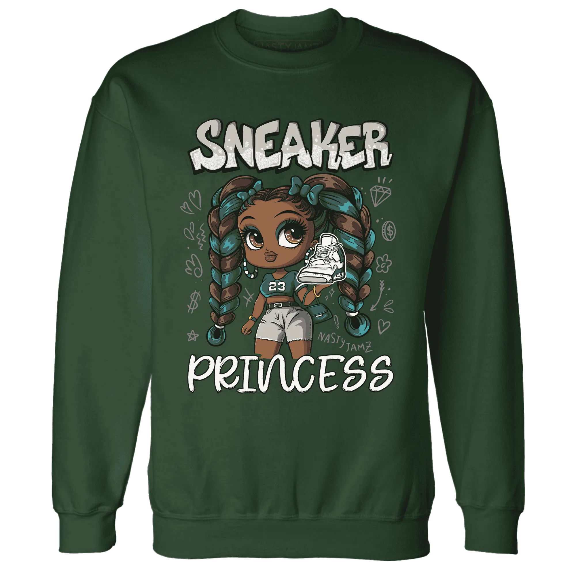 Oxidized-Green-4s-Sweatshirt-Match-Sneaker-Princess