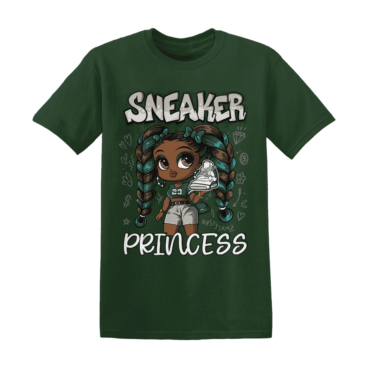 Oxidized-Green-4s-T-Shirt-Match-Sneaker-Princess