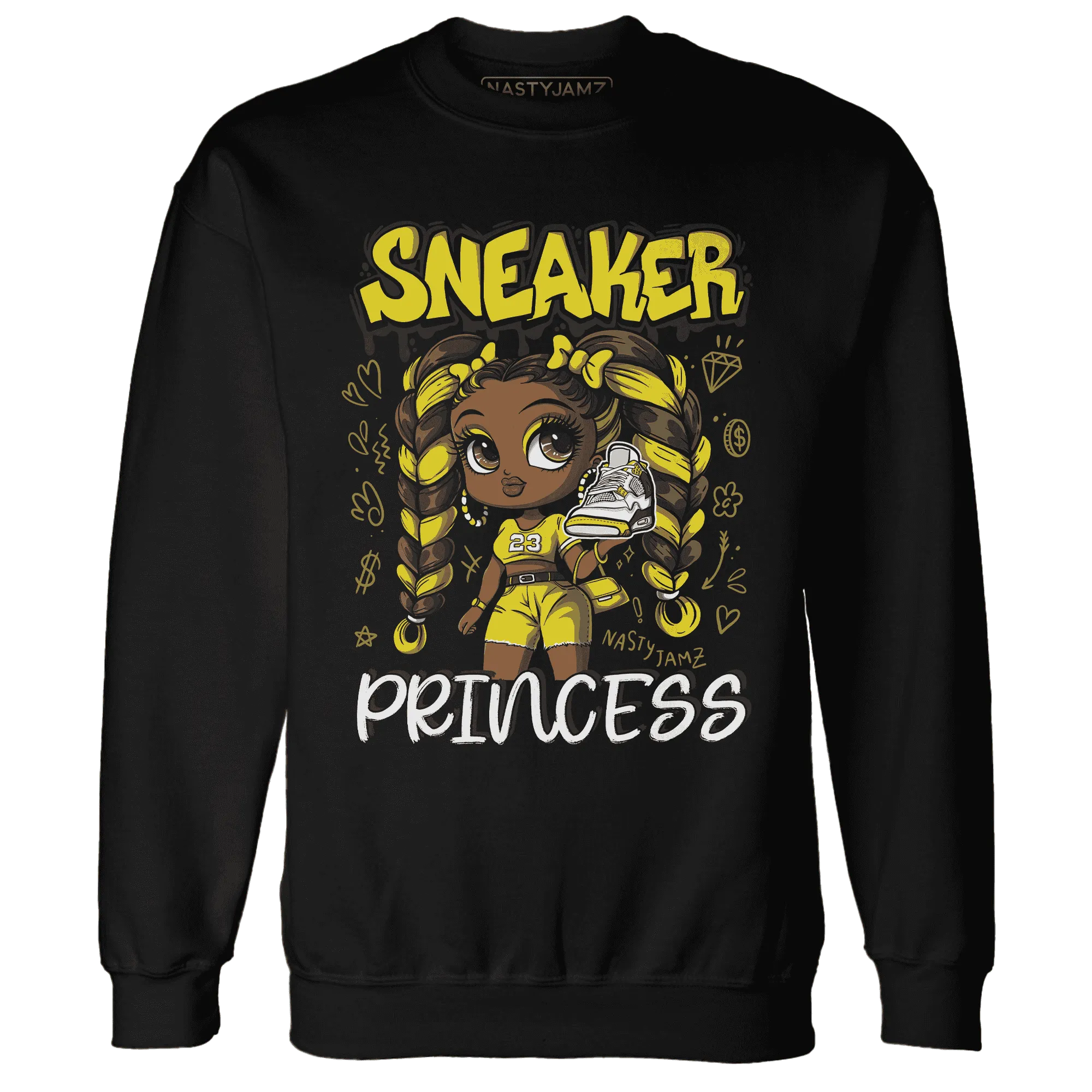 Vivid-Sulfur-4s-Sweatshirt-Match-Sneaker-Princess