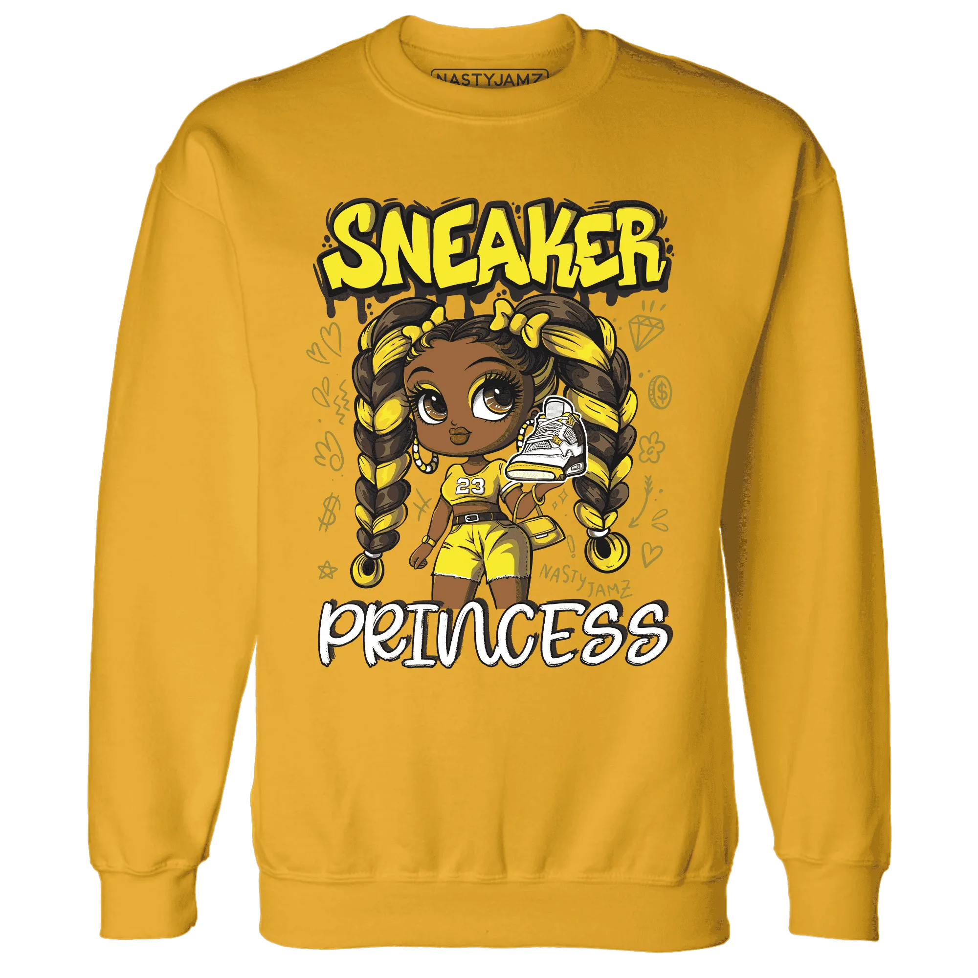 Vivid-Sulfur-4s-Sweatshirt-Match-Sneaker-Princess