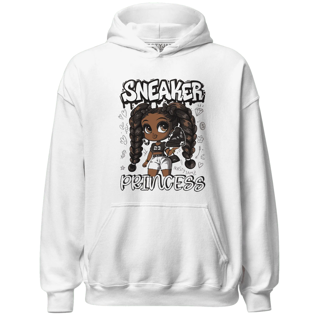 White-Thunder-4s-Hoodie-Match-Sneaker-Princess
