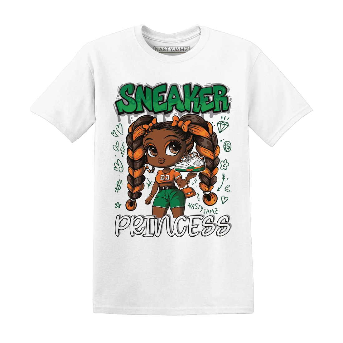 MAM-Hurricanes-5s-T-Shirt-Match-Sneaker-Princess