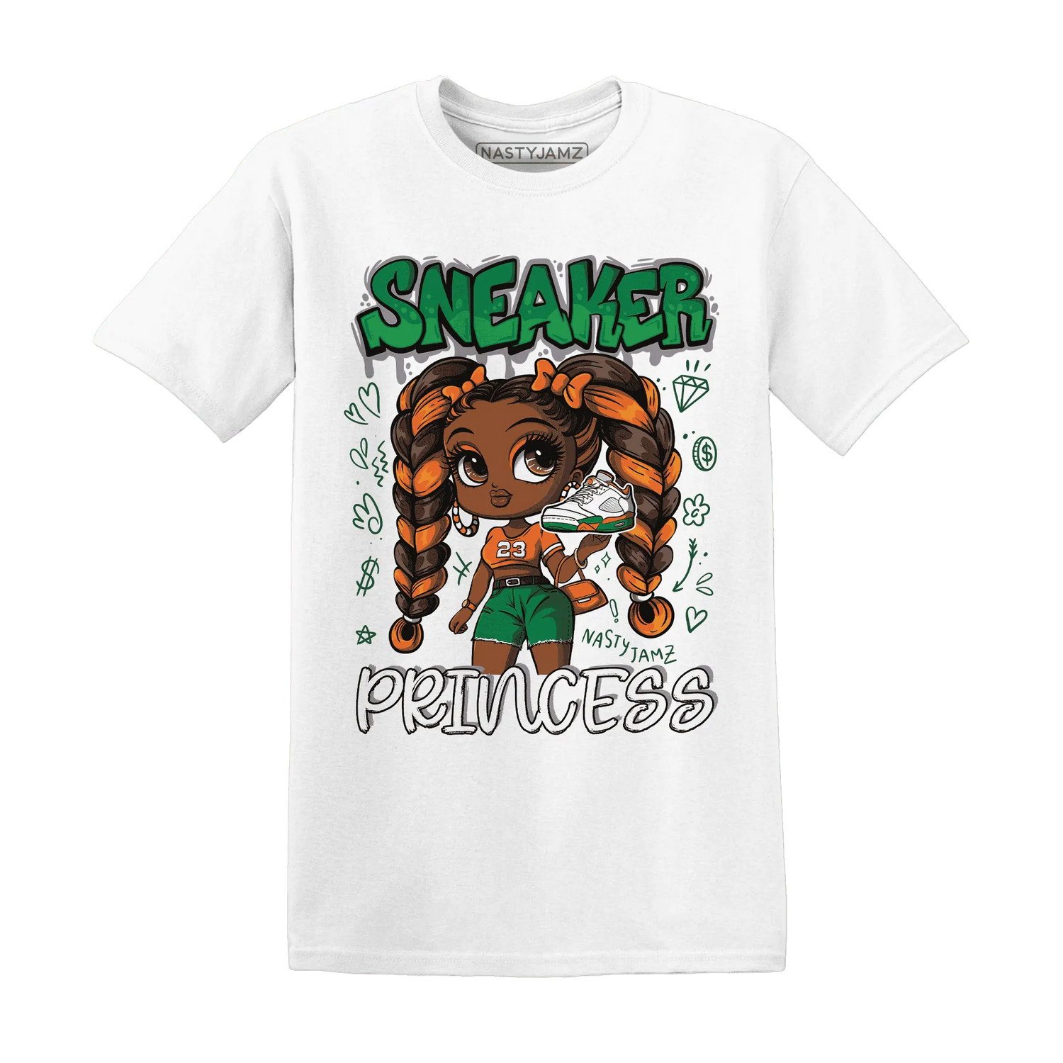 MAM-Hurricanes-5s-T-Shirt-Match-Sneaker-Princess