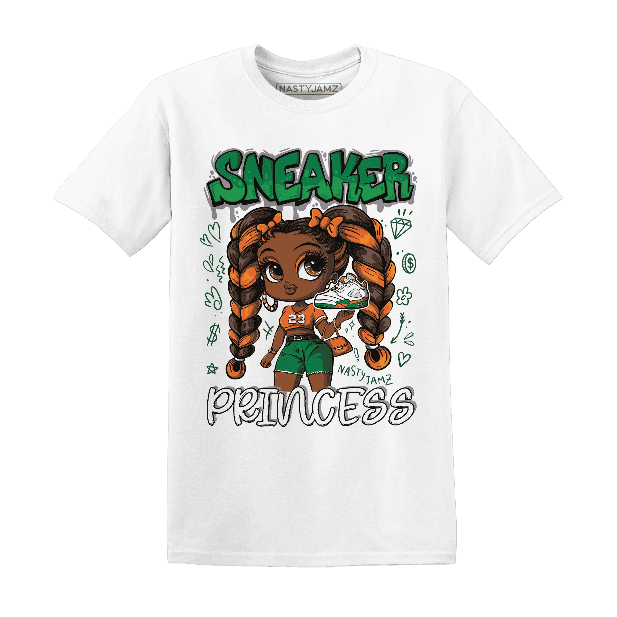 MAM-Hurricanes-5s-T-Shirt-Match-Sneaker-Princess