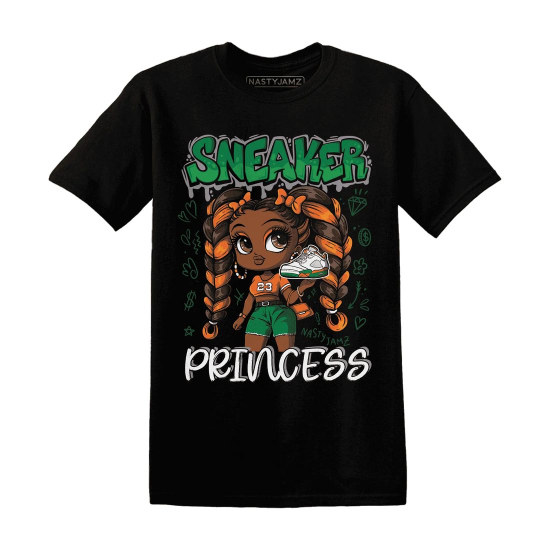 MAM-Hurricanes-5s-T-Shirt-Match-Sneaker-Princess