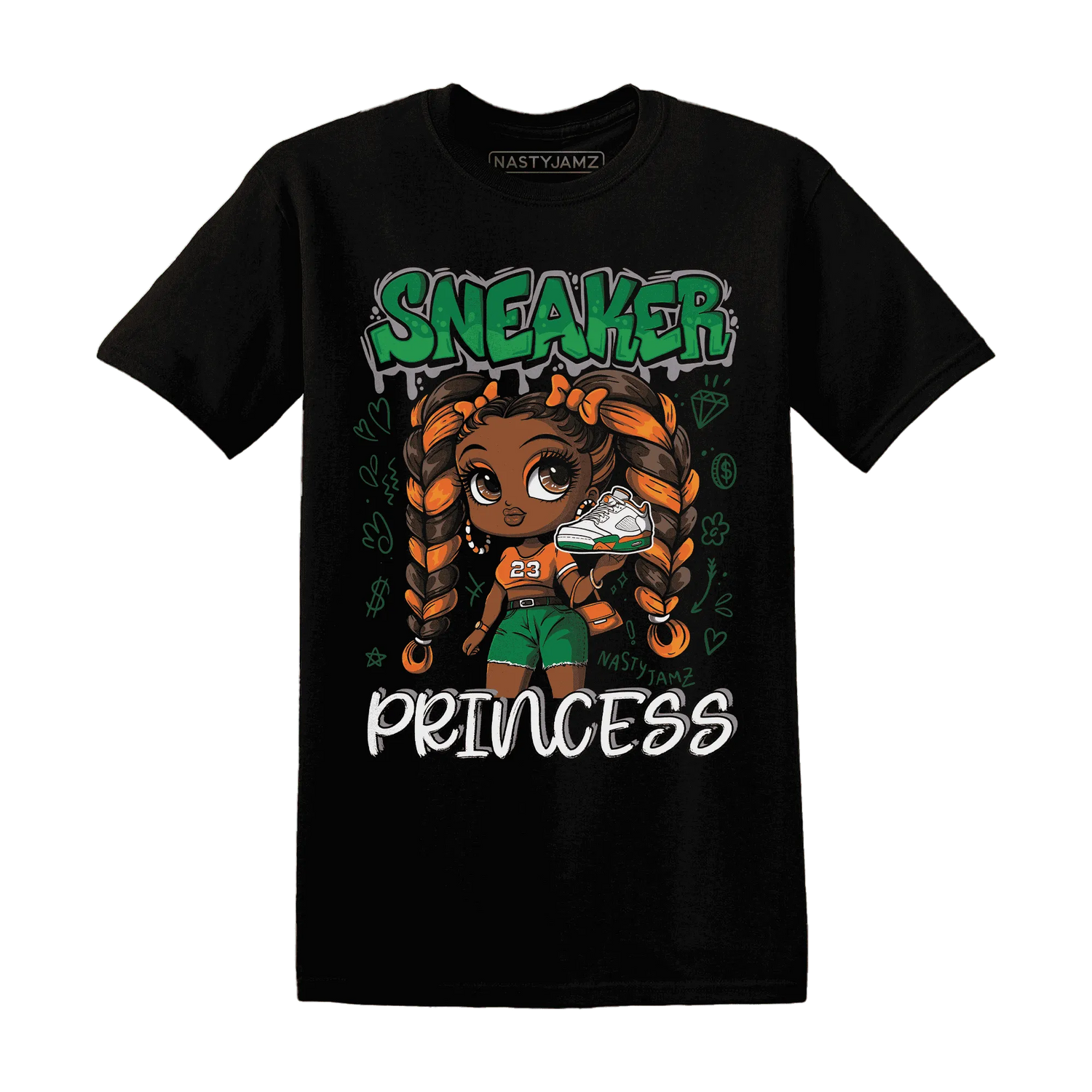 MAM-Hurricanes-5s-T-Shirt-Match-Sneaker-Princess