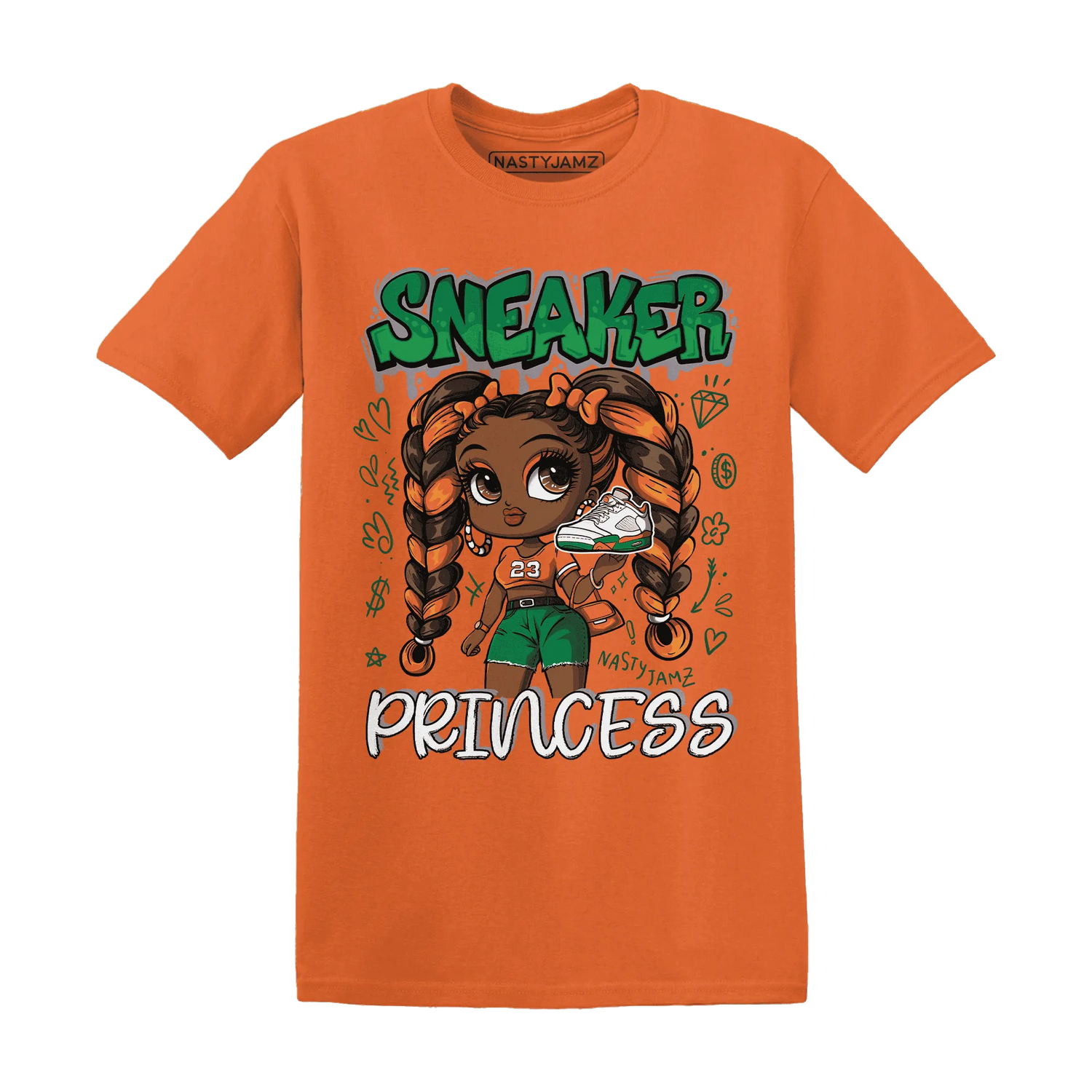 MAM-Hurricanes-5s-T-Shirt-Match-Sneaker-Princess