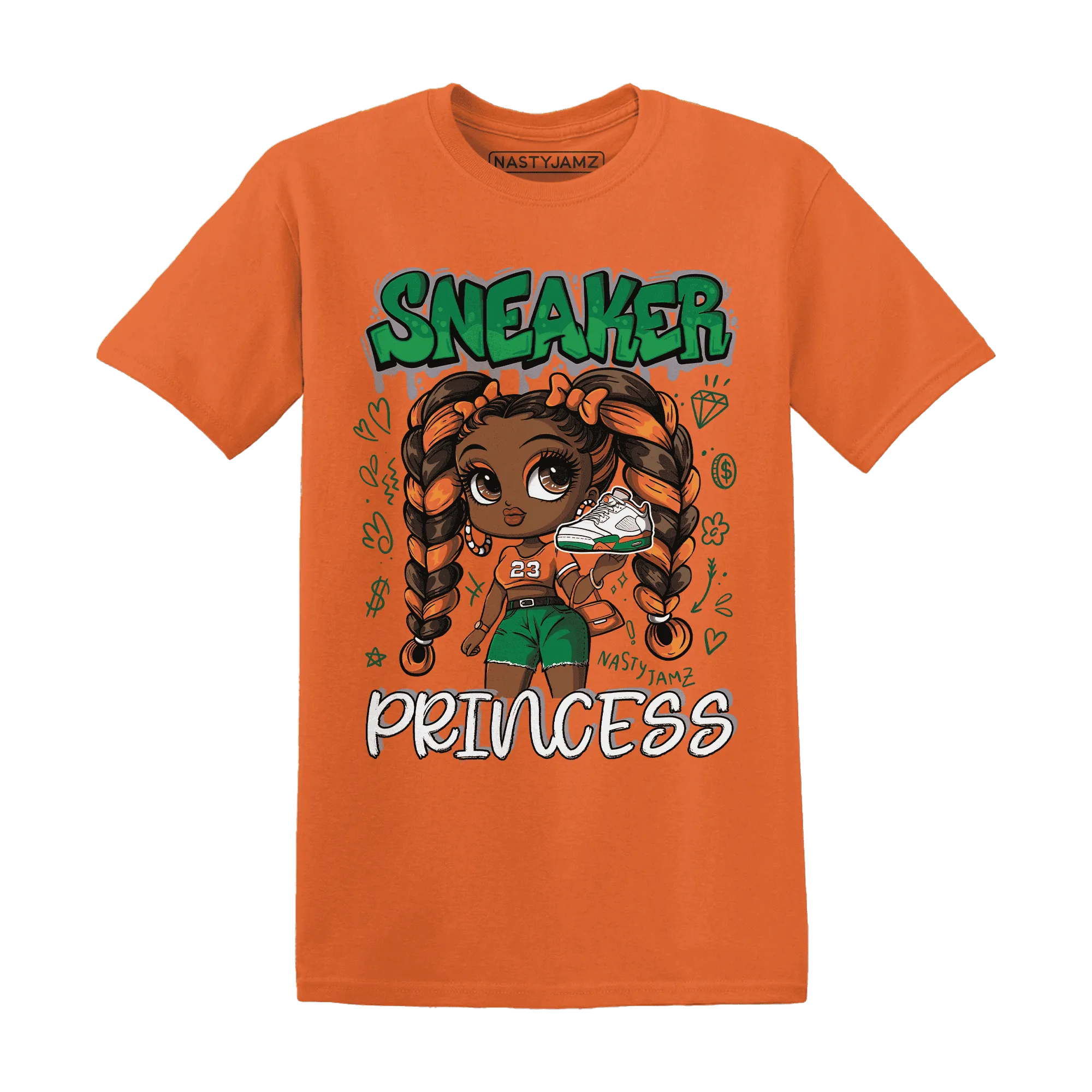 MAM-Hurricanes-5s-T-Shirt-Match-Sneaker-Princess