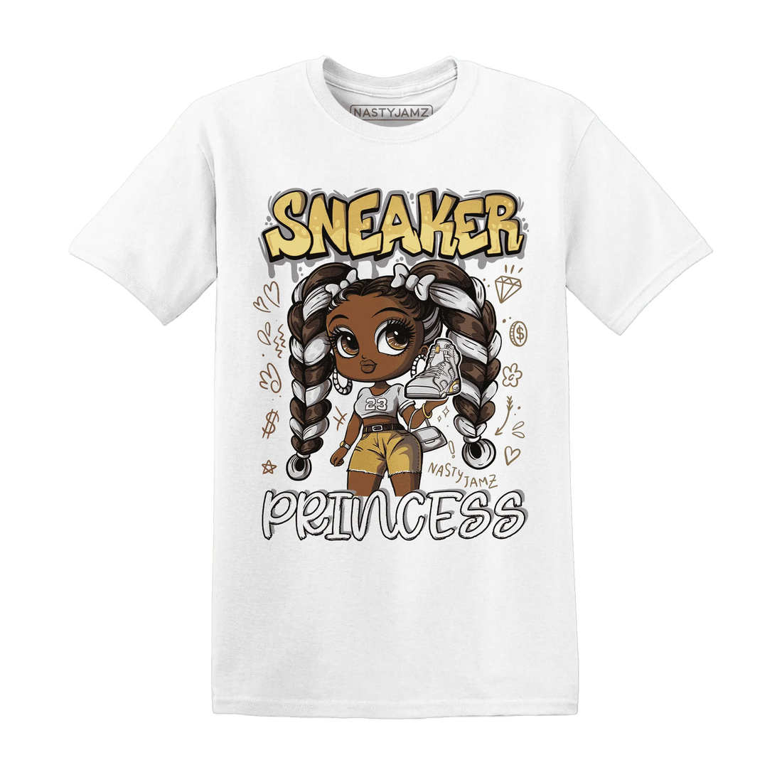 Paris-Olympicsss-6s-T-Shirt-Match-Sneaker-Princess