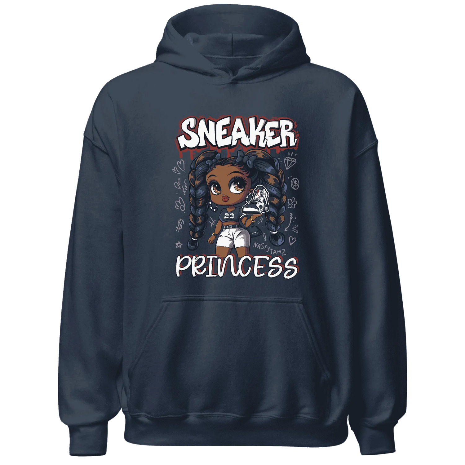White-Navy-6s-Hoodie-Match-Sneaker-Princess