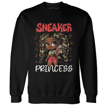 AM-90-Dark-Sage-Solar-Red-NastyJamz-Sweatshirt-Match-Sneaker-Princess