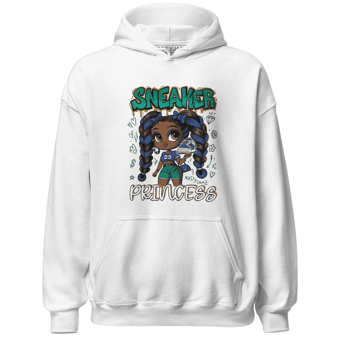 Dunk-Hyper-Royal-Malachite-NastyJamz-Hoodie-Match-Sneaker-Princess