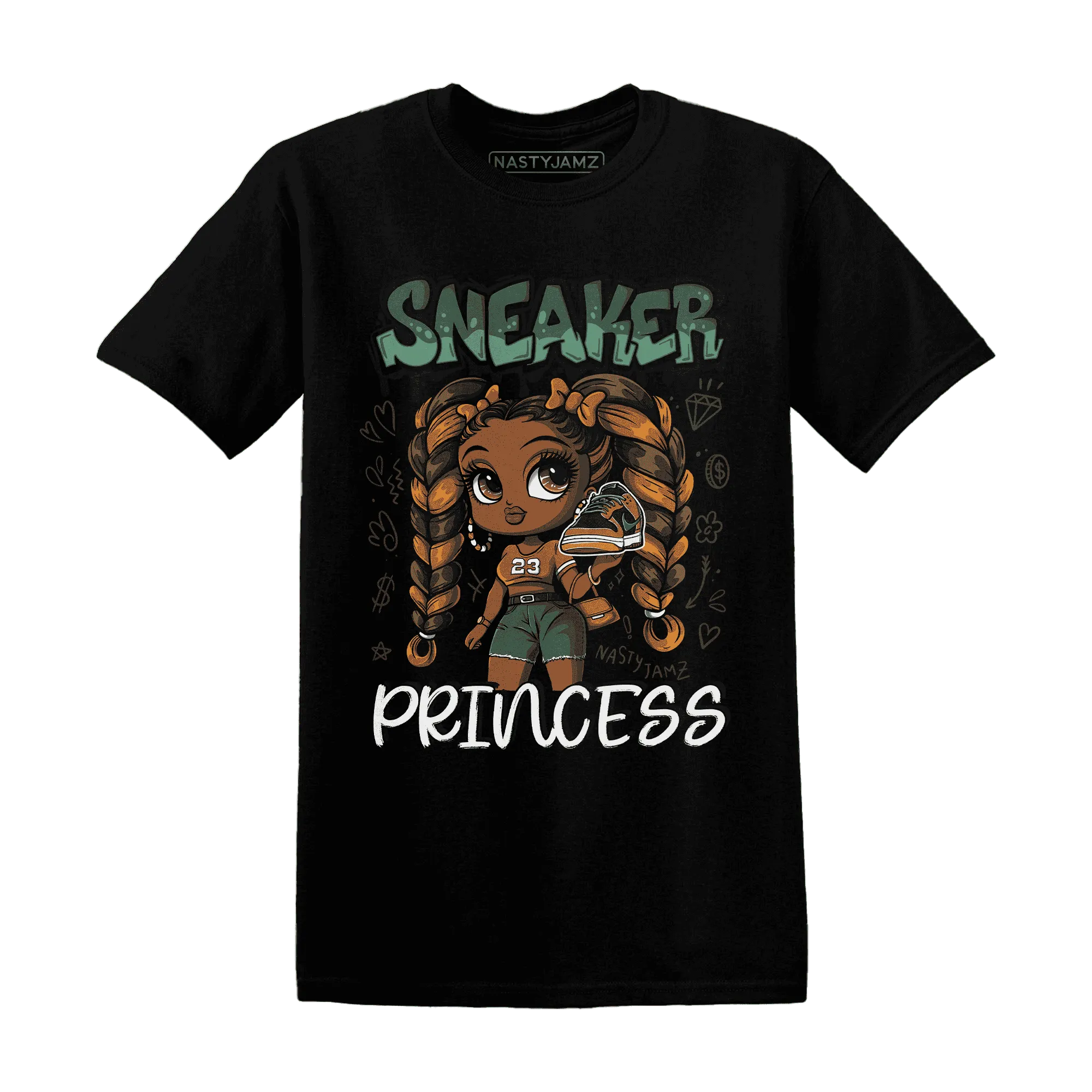 Dunk-Low-Ceramic-NastyJamz-T-Shirt-Match-Sneaker-Princess