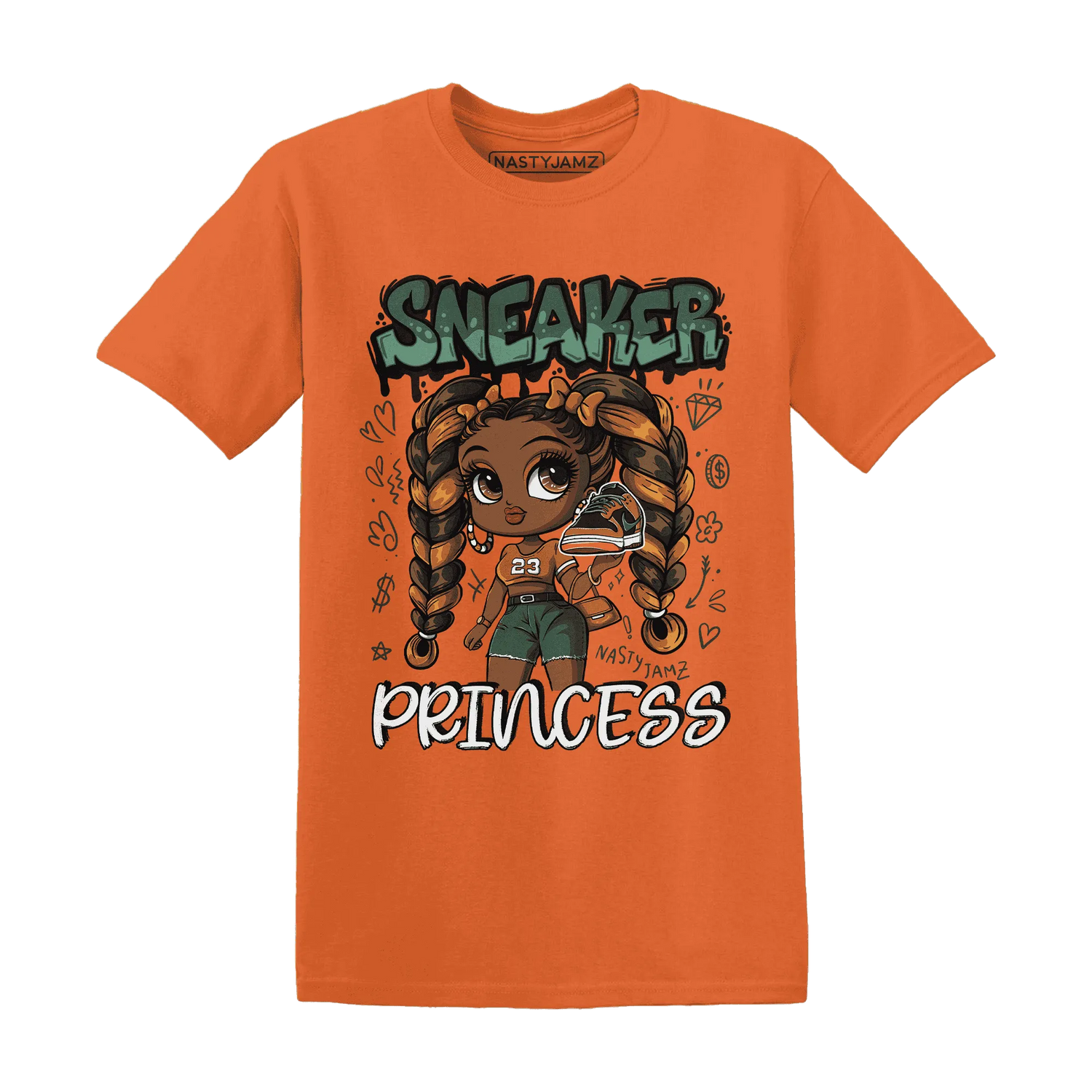 Dunk-Low-Ceramic-NastyJamz-T-Shirt-Match-Sneaker-Princess