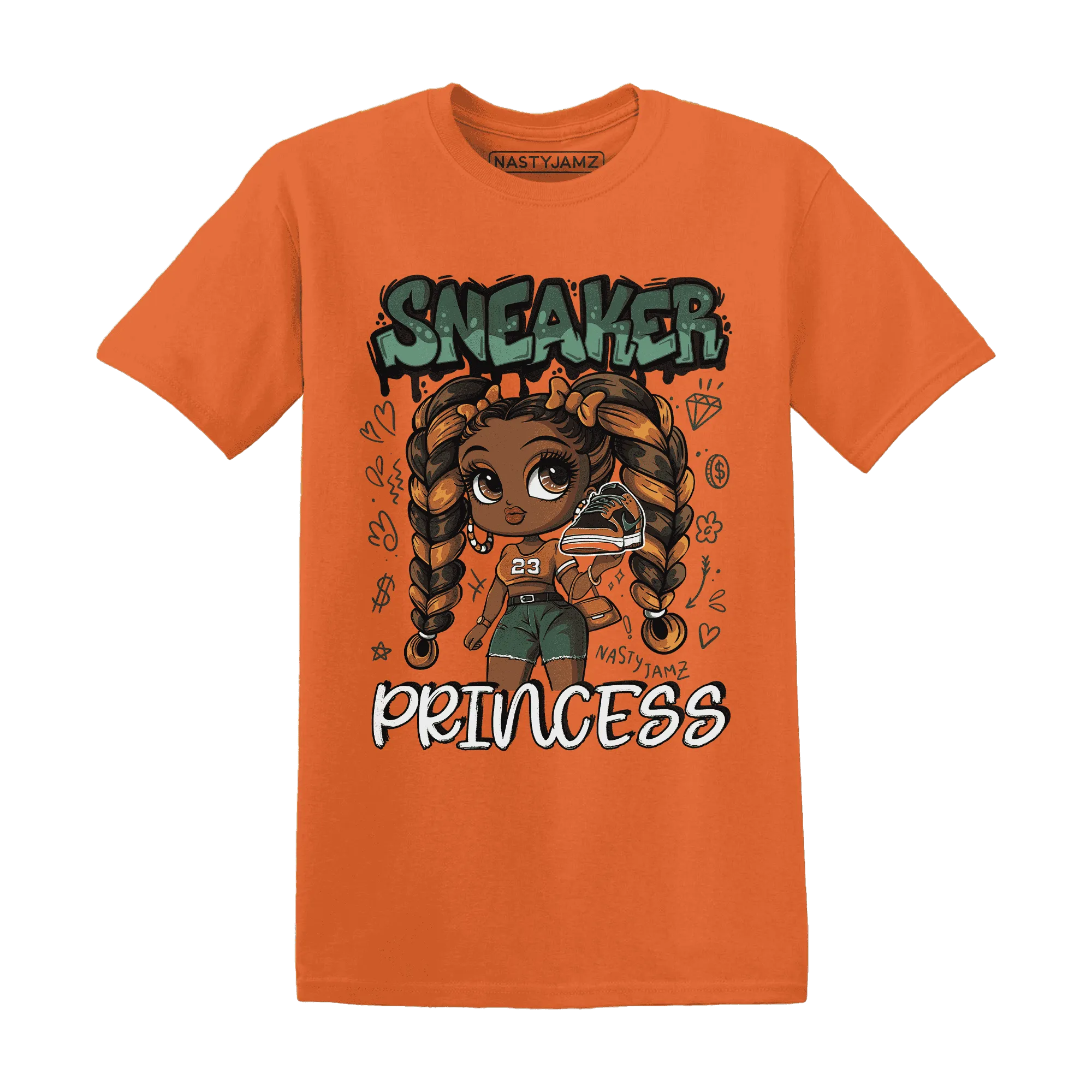 Dunk-Low-Ceramic-NastyJamz-T-Shirt-Match-Sneaker-Princess