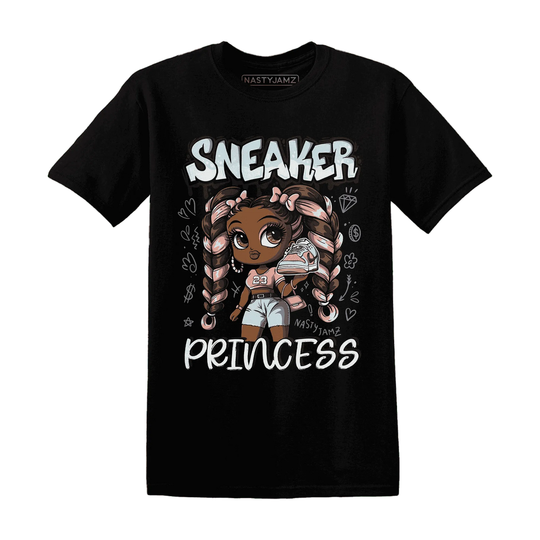 Dunk-Low-Glacier-Blue-Arctic-Orange-NastyJamz-T-Shirt-Match-Sneaker-Princess