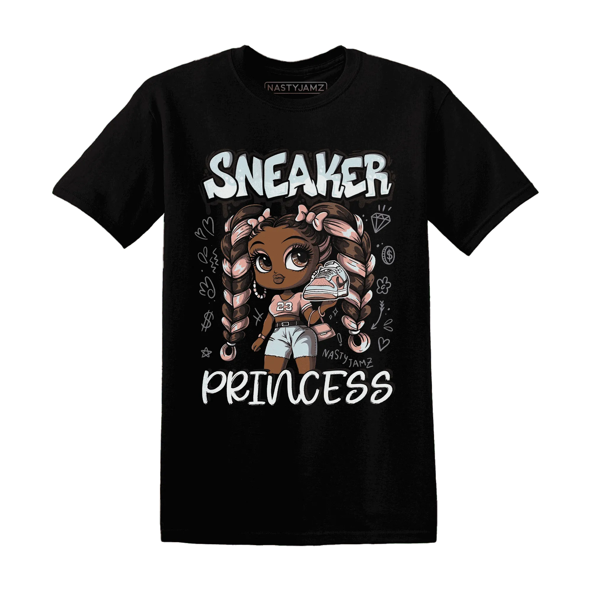 Dunk-Low-Glacier-Blue-Arctic-Orange-NastyJamz-T-Shirt-Match-Sneaker-Princess