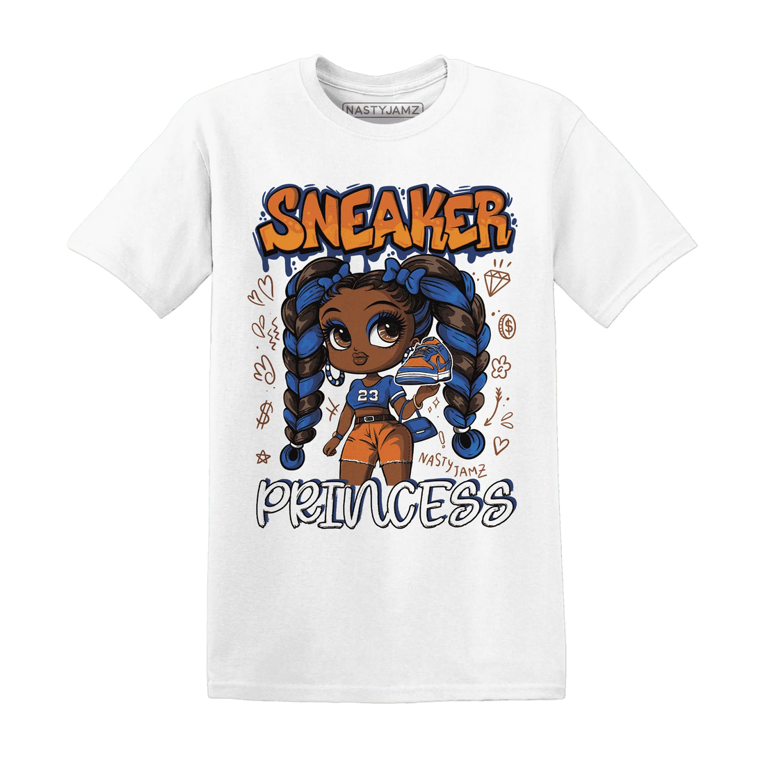 Dunk-Low-Knicks-T-Shirt-Match-Sneaker-Princess