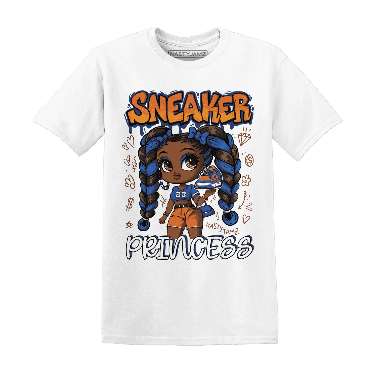 Dunk-Low-Knicks-T-Shirt-Match-Sneaker-Princess