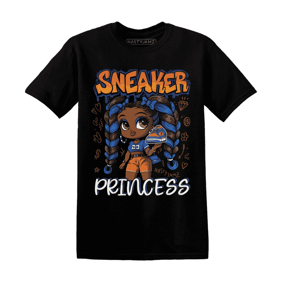 Dunk-Low-Knicks-T-Shirt-Match-Sneaker-Princess