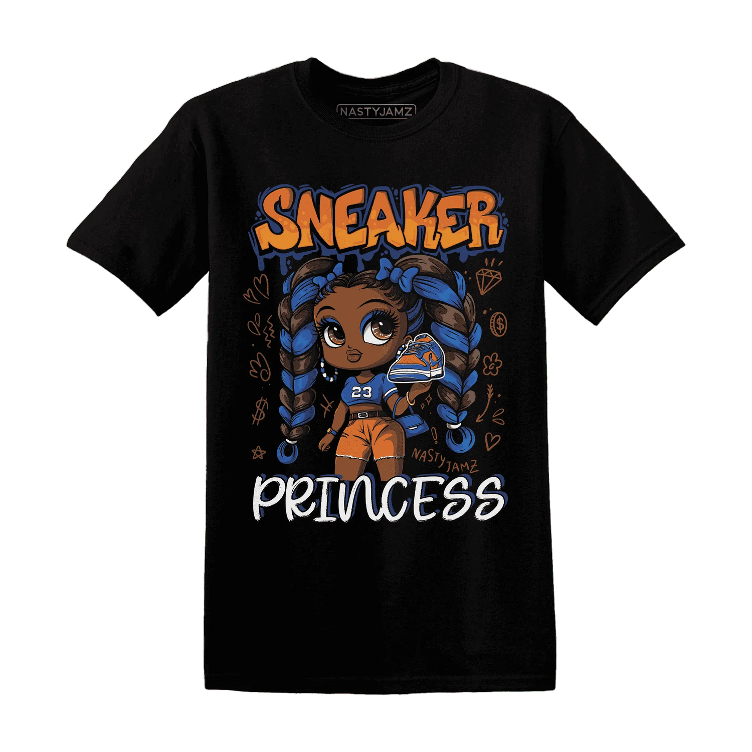 Dunk-Low-Knicks-T-Shirt-Match-Sneaker-Princess