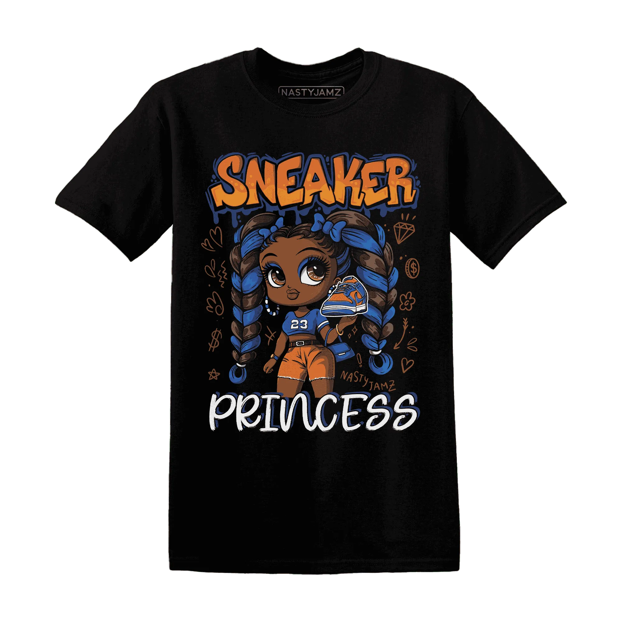 Dunk-Low-Knicks-T-Shirt-Match-Sneaker-Princess