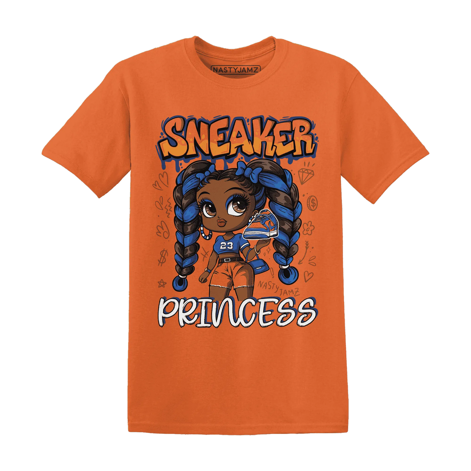 Dunk-Low-Knicks-T-Shirt-Match-Sneaker-Princess
