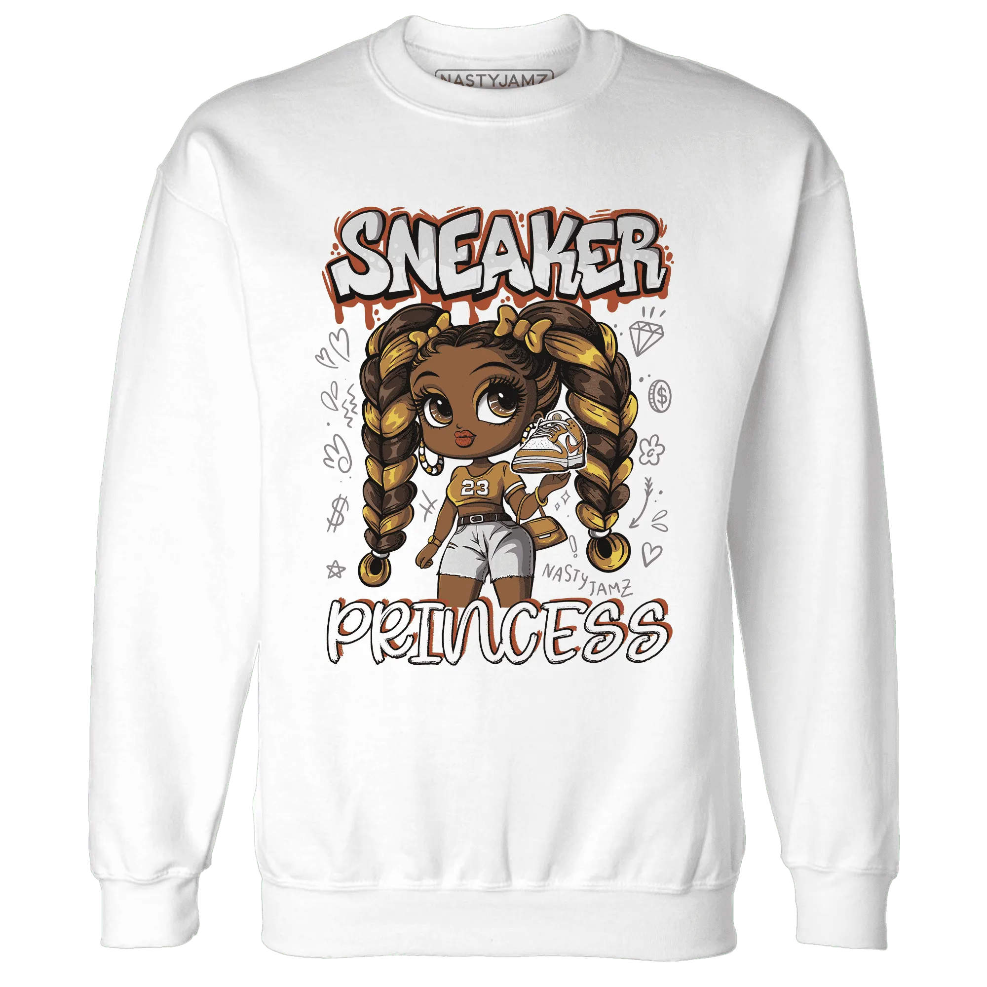 Dunk-Low-Retro-Wheat-Orange-NastyJamz-Sweatshirt-Match-Sneaker-Princess