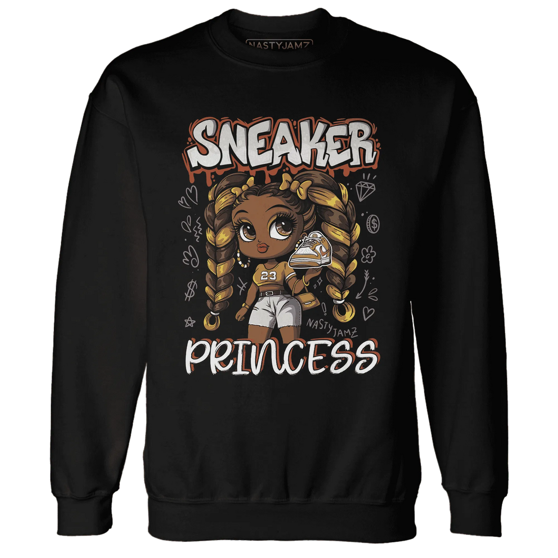 Dunk-Low-Retro-Wheat-Orange-NastyJamz-Sweatshirt-Match-Sneaker-Princess