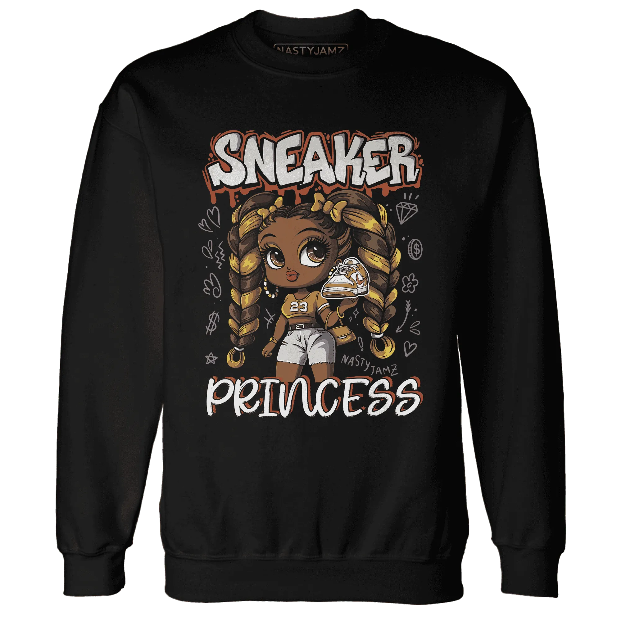 Dunk-Low-Retro-Wheat-Orange-NastyJamz-Sweatshirt-Match-Sneaker-Princess