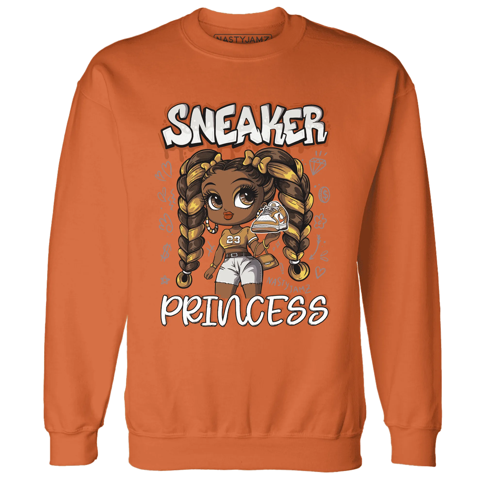 Dunk-Low-Retro-Wheat-Orange-NastyJamz-Sweatshirt-Match-Sneaker-Princess