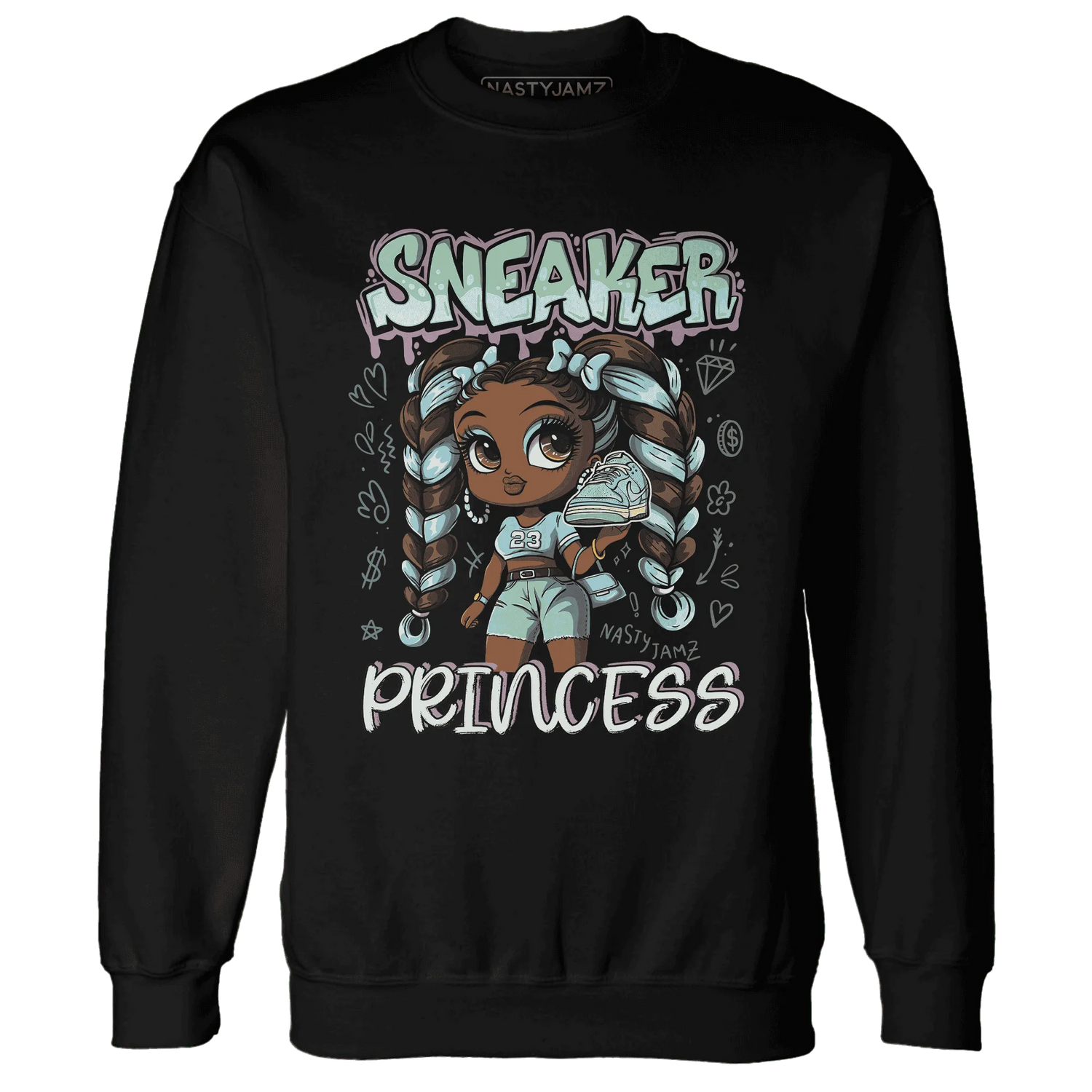 Dunk-Verdy-Visty-Blue-Gaze-Light-Arctic-Sweatshirt-Match-Sneaker-Princess