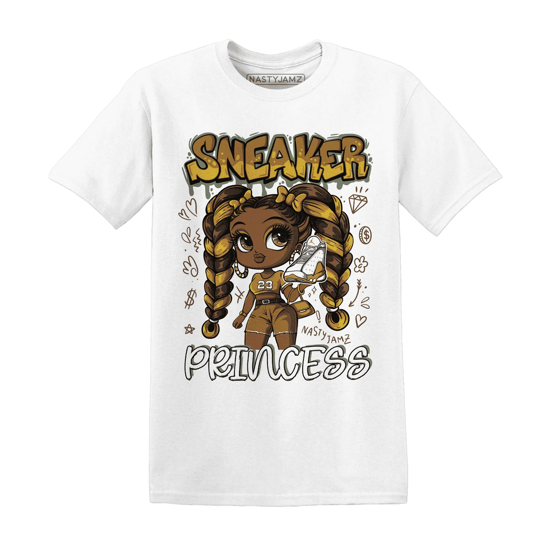Wheat-13s-T-Shirt-Match-Sneaker-Princess