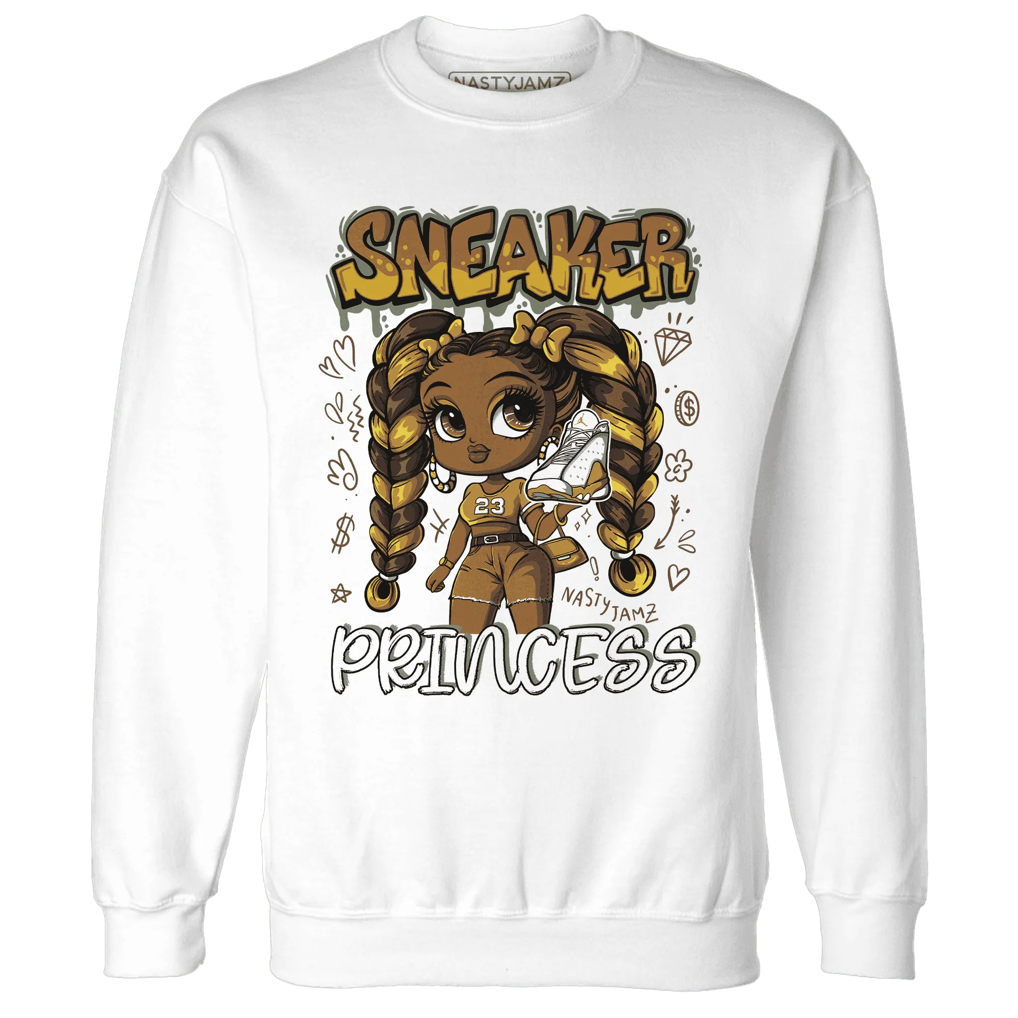 Wheat-13s-Sweatshirt-Match-Sneaker-Princess