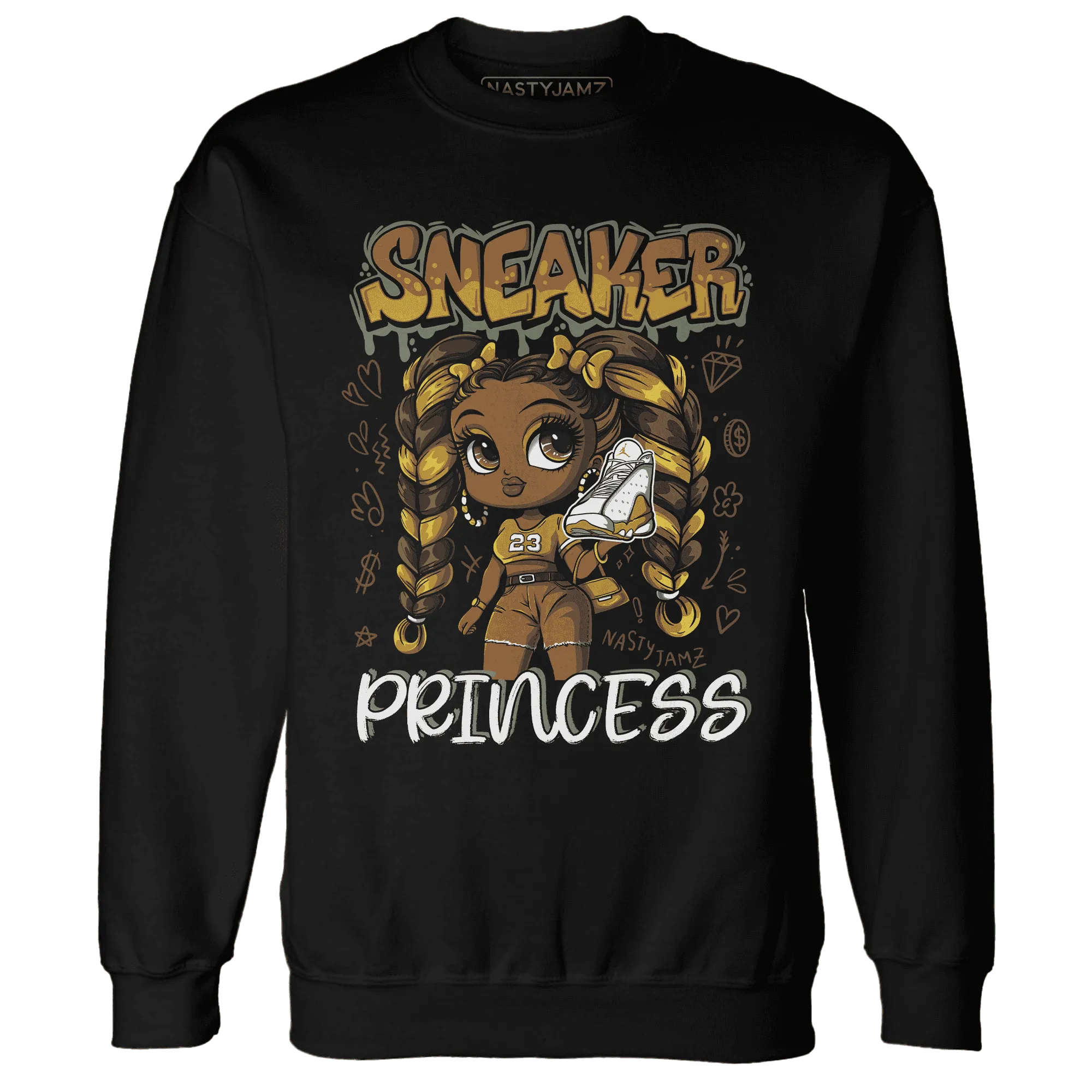 Wheat-13s-Sweatshirt-Match-Sneaker-Princess