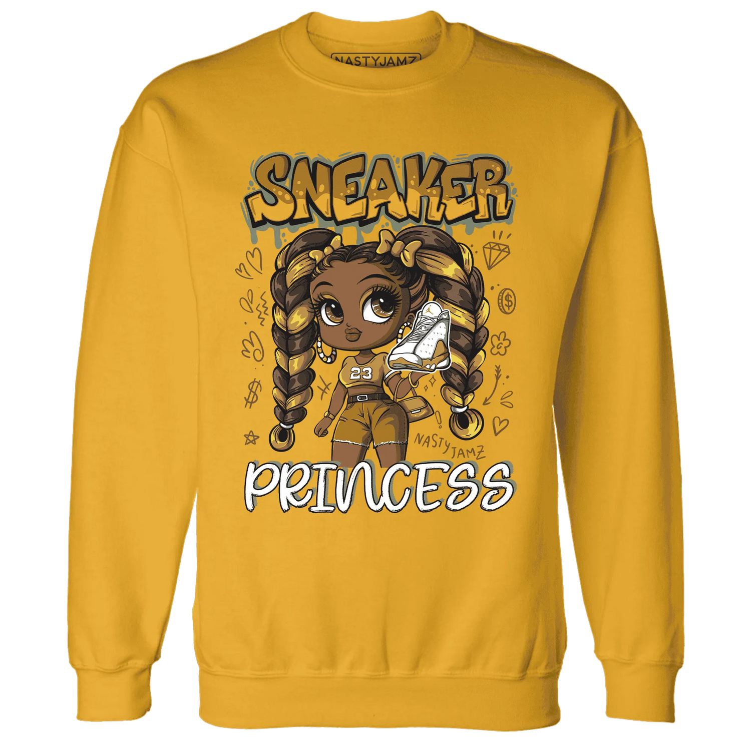 Wheat-13s-Sweatshirt-Match-Sneaker-Princess