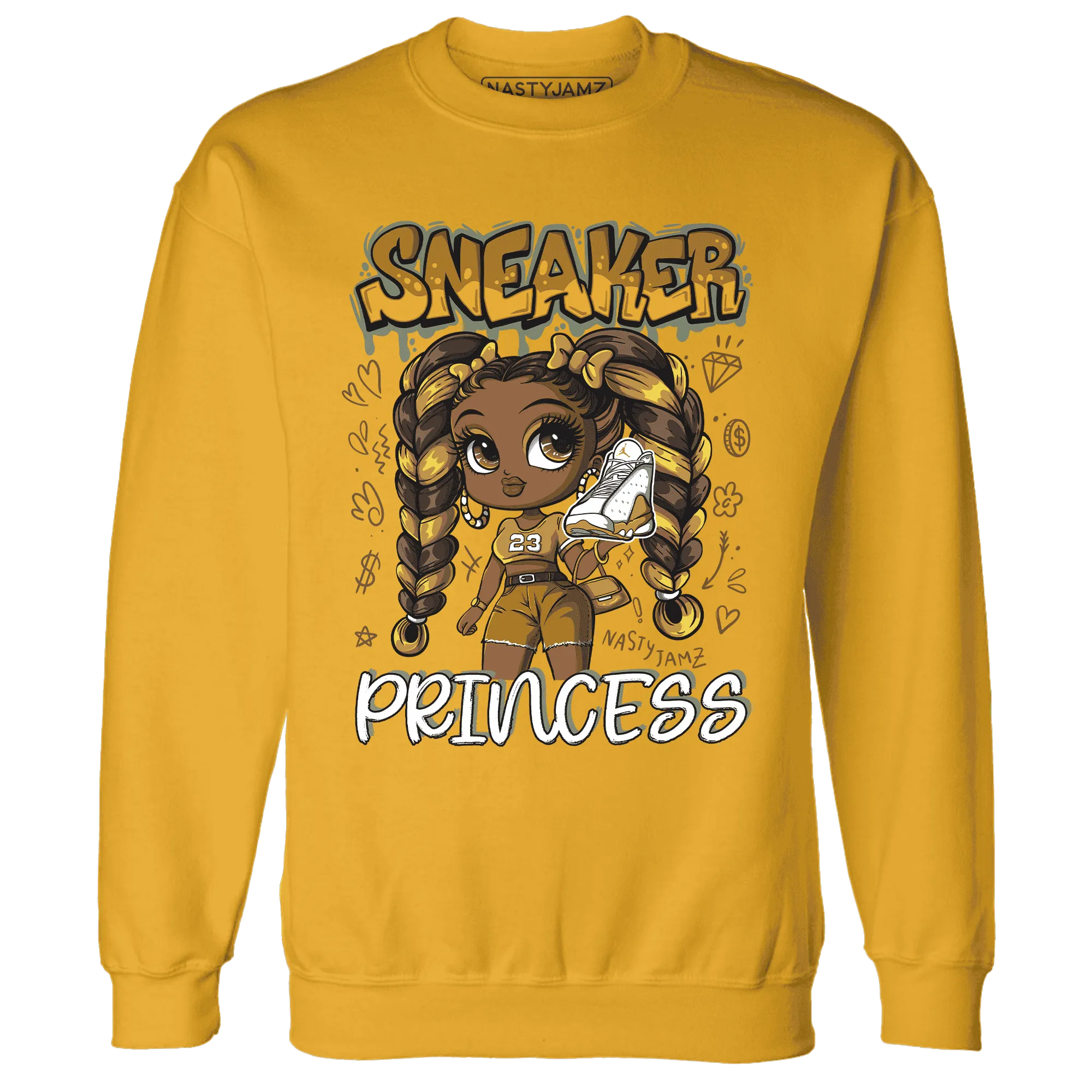 Wheat-13s-Sweatshirt-Match-Sneaker-Princess