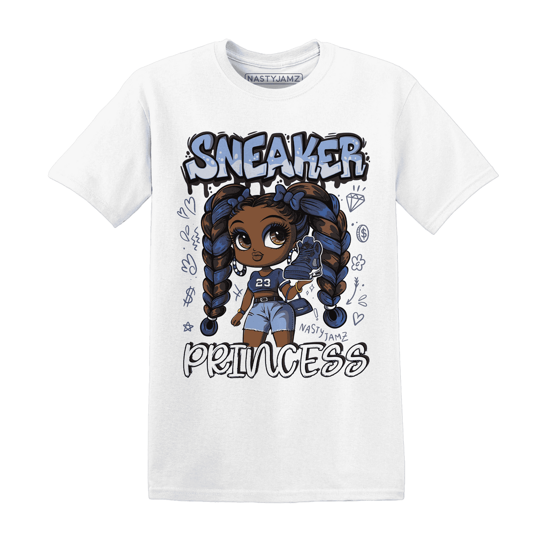 Midnight-Navy-5s-T-Shirt-Match-Sneaker-Princess