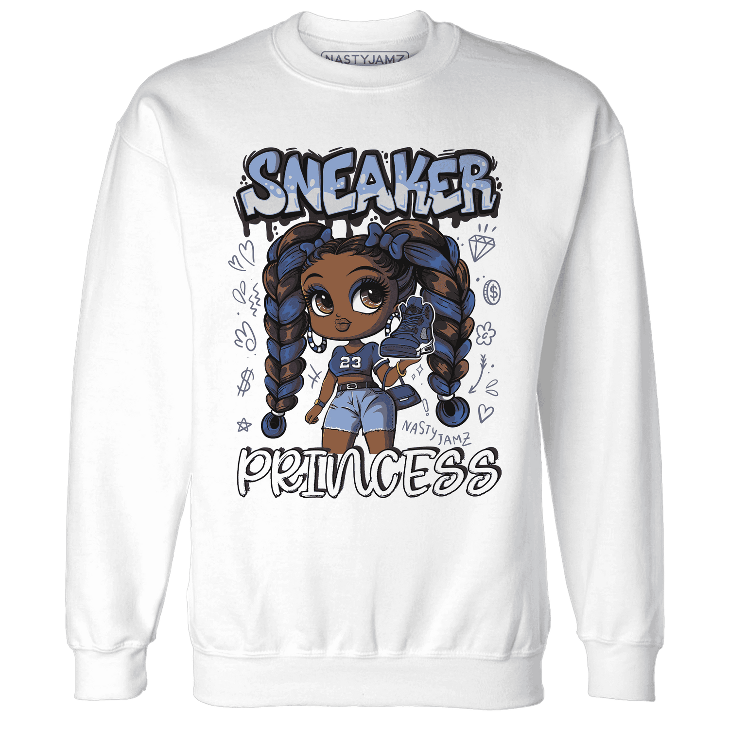 Midnight-Navy-5s-Sweatshirt-Match-Sneaker-Princess