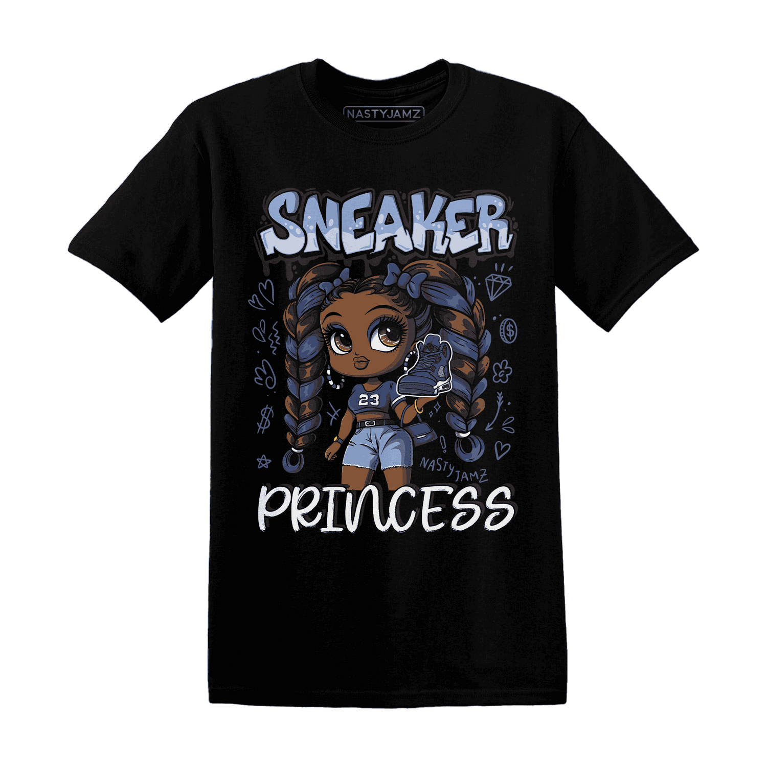 Midnight-Navy-5s-T-Shirt-Match-Sneaker-Princess