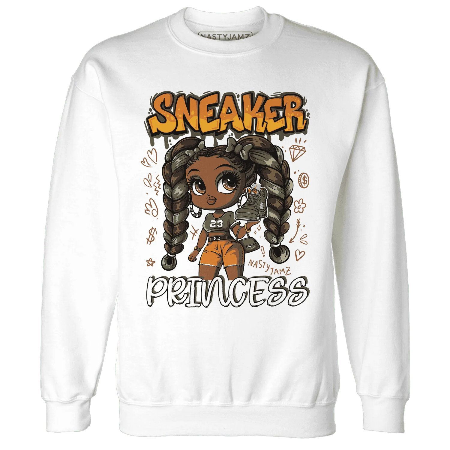 Olive-5s-Sweatshirt-Match-Sneaker-Princess