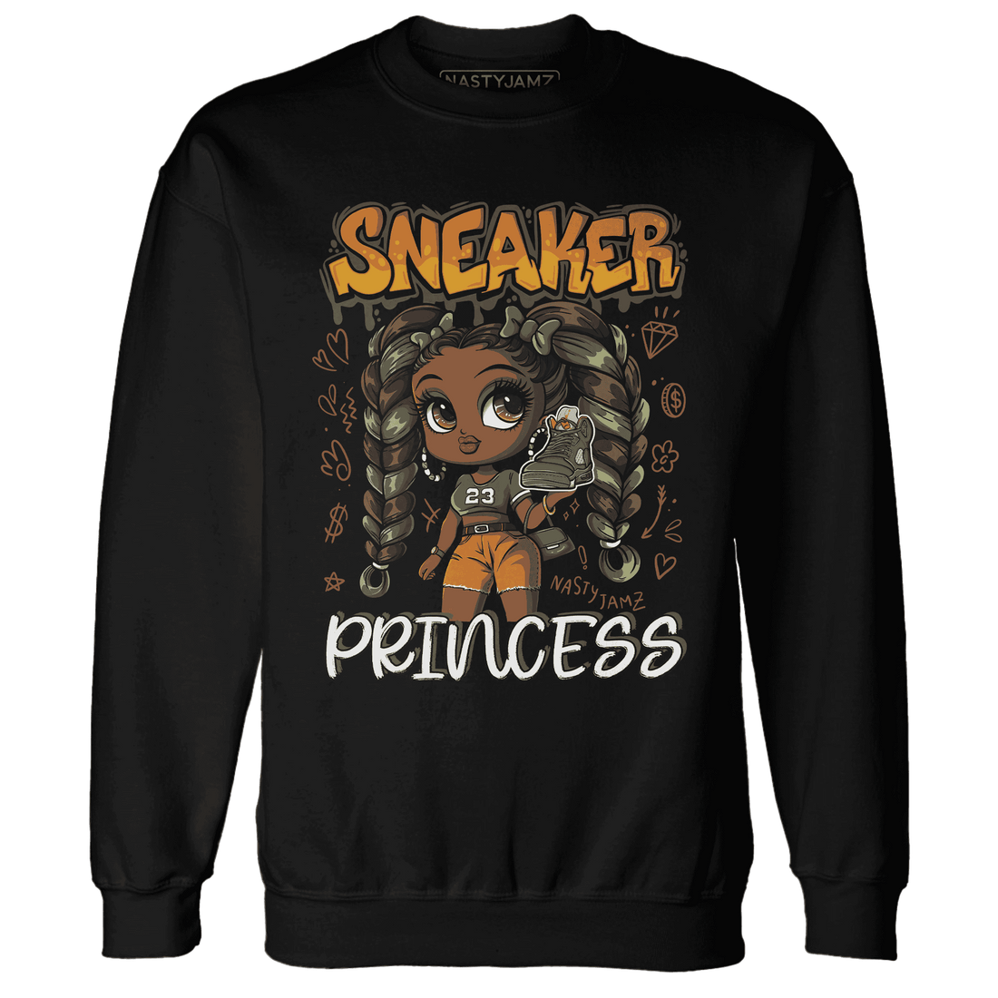 Olive-5s-Sweatshirt-Match-Sneaker-Princess