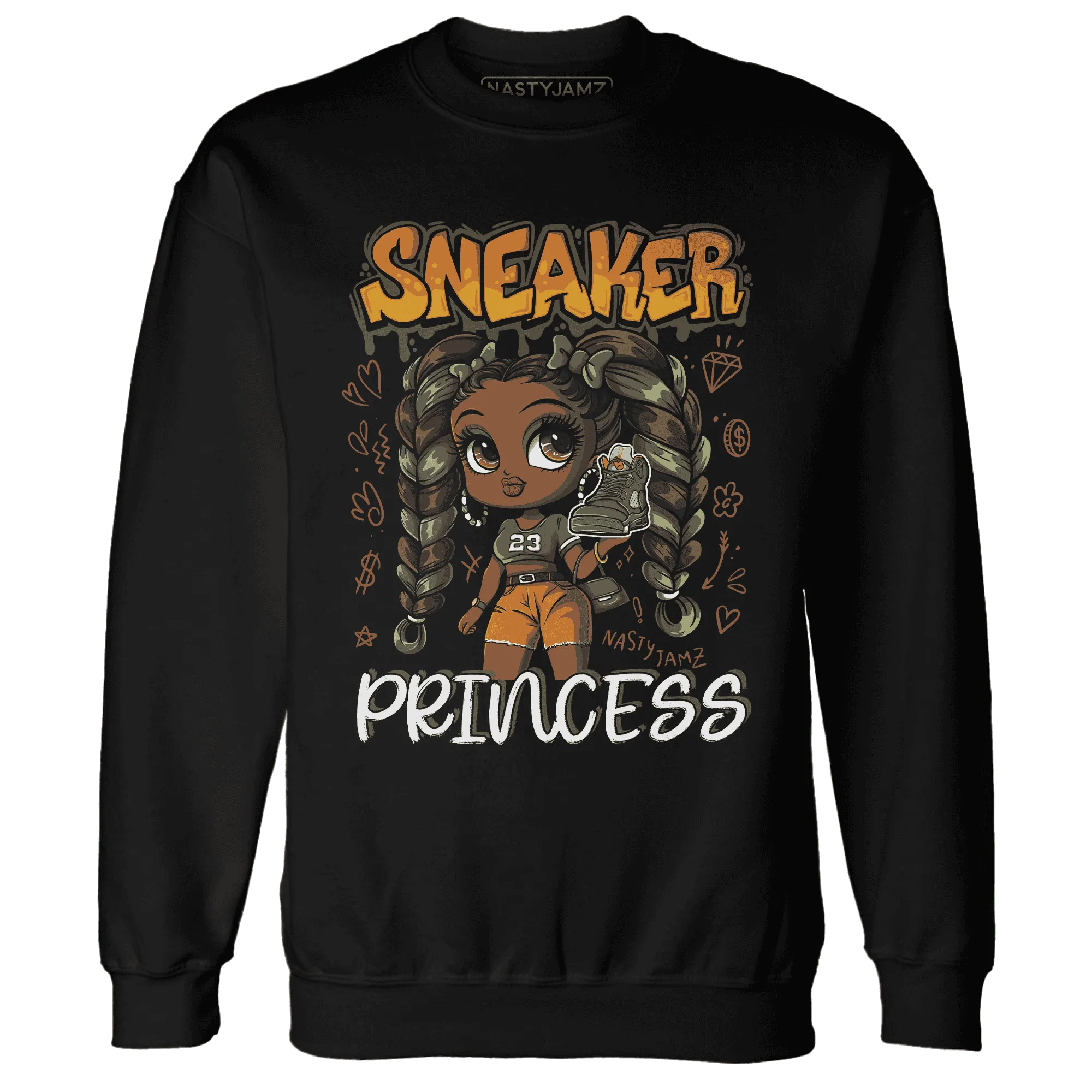 Olive-5s-Sweatshirt-Match-Sneaker-Princess