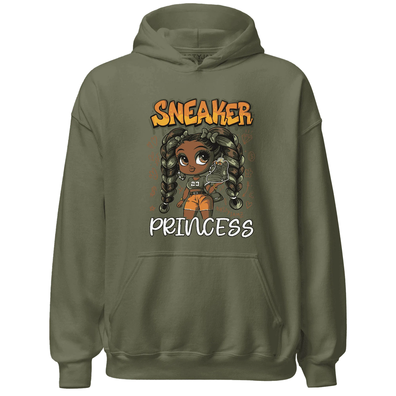 Olive-5s-Hoodie-Match-Sneaker-Princess