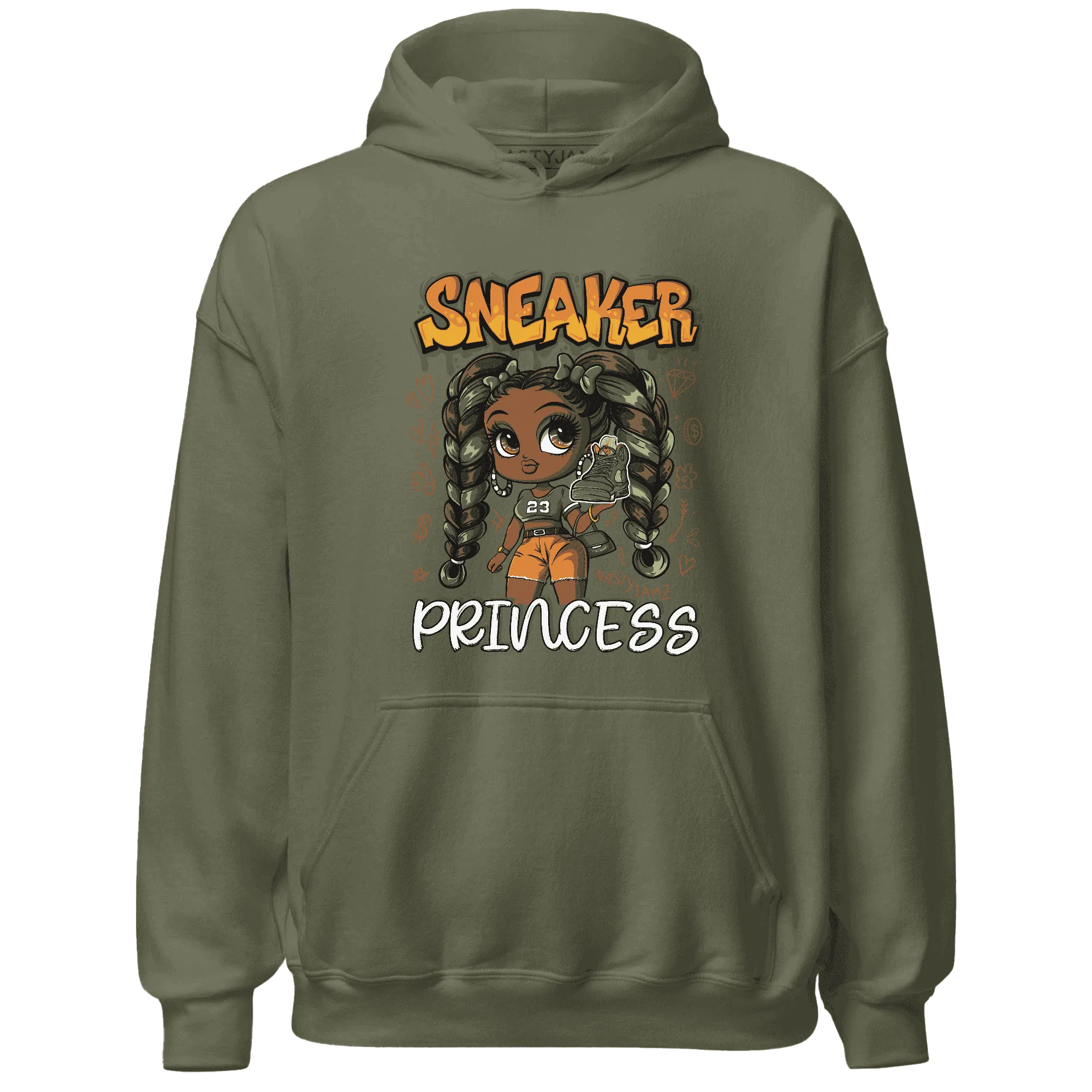 Olive-5s-Hoodie-Match-Sneaker-Princess