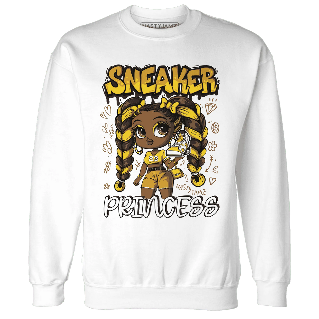 Yellow-Ochre-6s-Sweatshirt-Match-Sneaker-Princess